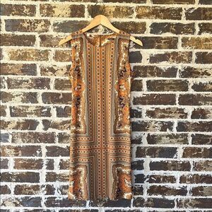 J. McLaughlin Sophia Paisley Catalina Cloth Sleeveless Sheath Dress XS